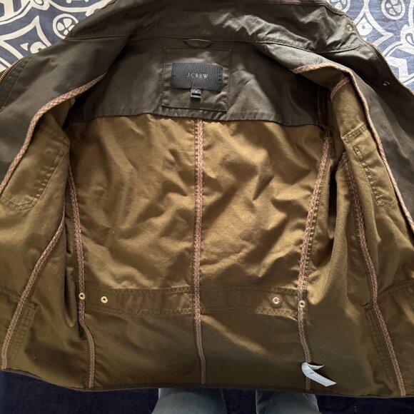 JCrew Wax Coated Jacked in Utility Green - Picture 4 of 6